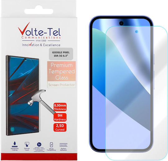 Volte-Tel 2.5D 0.3mm Full Glue Tempered Glass (Google Pixel 10a)