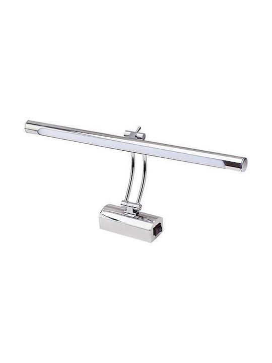 Horoz Electric Bathroom/Panel Wall Lamp with Integrated LED and Natural White Light Silver