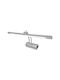 Horoz Electric Bathroom/Panel Wall Lamp with Integrated LED and Natural White Light Silver