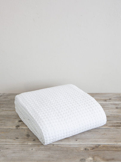 Nima Single Hotel Blanket Pique White 170x270cm 4 Pieces Comfy