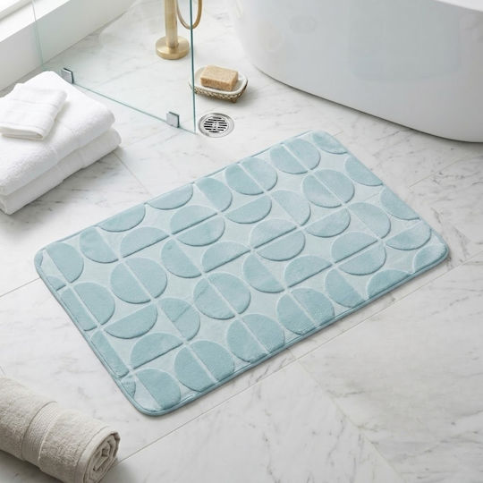 Tendance Πατάκι Μπάνιου Memory Foam Blue 50x80εκ.