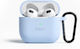 Etteri Калъф от силикон с кука в светлосин цвят за Apple AirPods 3