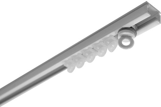 BetterHome Heavy Duty One-Way Curtain Track with Aluminum Mechanism in White Colour 180cm MHB-521020-180