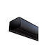 BetterHome Heavy Duty Two-Way Curtain Track with Aluminum Mechanism in Black Colour 120cm MHB-521003-120