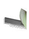 BetterHome Heavy Duty One-Way Curtain Track with Aluminum Mechanism in Beige Colour 120cm MHB-521016-120