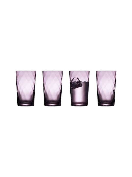 Leopold Vienna Set of Glasses in Purple Colour 400ml 4pcs