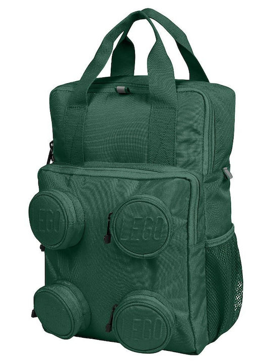 LEGO Brick 2x2 School Backpack Elementary Green 15lt