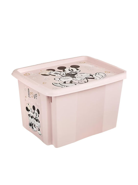 Keeeper Cutie De Depozitare Jucării Din Plastic Roz 45x35x27cm