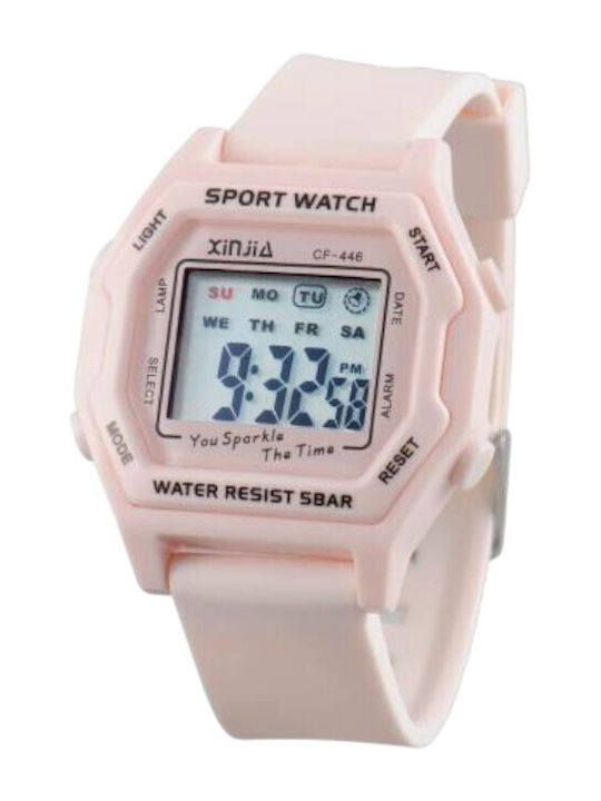 Digital Womens Watch 36mm Battery Beige