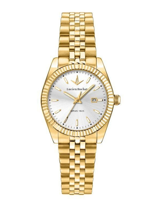 Lucien Rochat Womens Watch 31mm Battery With Gold Metal Bracelet