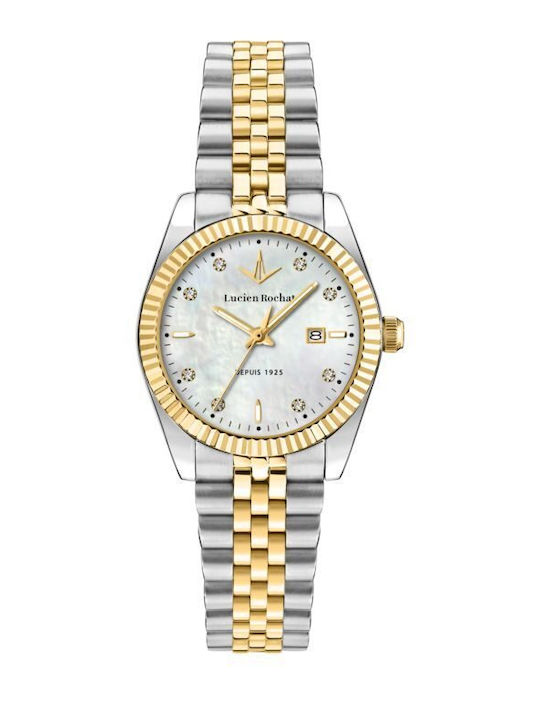 Lucien Rochat Womens Watch 31mm Battery With Gold Metal Bracelet
