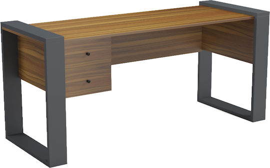 Birou Tontel Din Lemn Maro 160x60x73cm