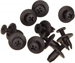 6mm Expansion Pin Side Footrest Roof Hood Kia Rio 00-05 Toyota Rav4 05-12 10 Pieces Kk37668865