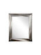 Fylliana Wall Mirror with Grey Plastic Frame 75x60cm