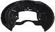 Brake Disc Protector Audi A3 8p 03 Rear Right 1k0615612q