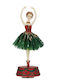 Weihnachtsfiguren Balletttänzerin Musik 33cm
