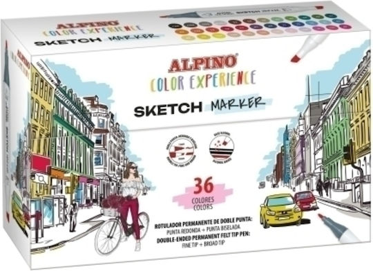 Alpino Μαρκαδόροι Σετ 36τμχ