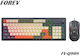 Forev FV-Q908 Gaming Keyboard with RGB Lighting English US