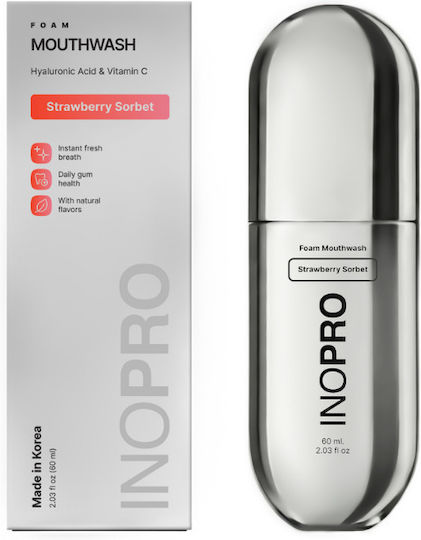 Inopro Вода за Уста за Гингивит, Срещу Зъбна Плака и Лош Дъх 60ml
