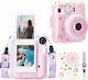 Husă de Silicon + Stickere + Curea Fujifilm Instax Mini 12 Cameră