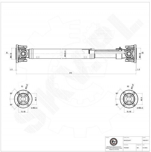 SKV Transmission Shafts for Land Rover Discovery / Range Rover