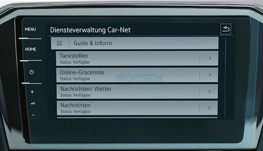 Car Screen Protector Gloss 11.4' Compatible with VW Passat B8 Prefacelift