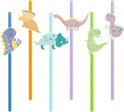 Dinozaur Strohhalme Röhrchen Dino 6 Stück Dinozaur Strohhalme Röhrchen Dino 6 Stück