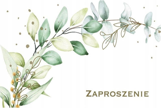 Invitations Envelopes Eucalyptus Leaves Boho Communion Baptism Wedding 10pcs