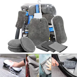 Microfiber Car Cleaning Set 9pcs Pro User Car Cleaning Kit