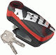 Abus Detecto 7000 Rs1 Motorradschloss Scheibenbremse Alarm Rot