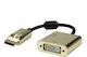 Roline 12.03.3175-10 Convertor DisplayPort masculin la DVI-A feminin Auriu