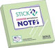 Hopax Self-adhesive Notes 76 X 76 Mm 100 Sheets Stick'n Pastel Green