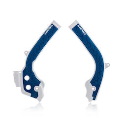 Frame Protector X-Grip White Blue Husqvarna Ktm 21726.232 Acerbis