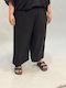 Damen Zip-Culottes Schwarze