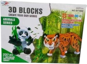 Construction Toy Assembled for Children 3+ Years