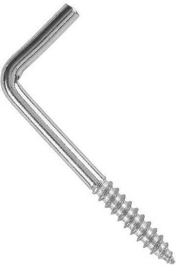 Galvanized Square Screw Hook with Diameter M12 and Length 29mm 18pcs