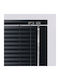 BetterHome 836031 Jalousie & Rollladen aus Aluminium in Schwarz Farbe P120xH120cm