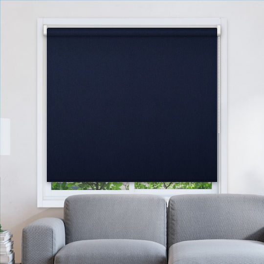 BetterHome Rollos Verdunkelung 321010 Total Blackout Blau P80xH80cm MHB-7010-50-80x80