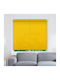 BetterHome Roller Blinds 583004 Partial Blackout Yellow Width 80x Height 120cm MHB-7005-17-80x120
