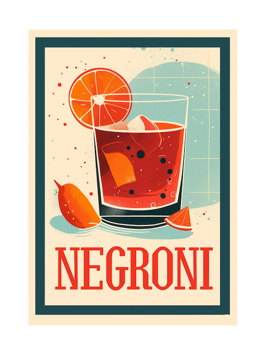 Poster Negroni Cocktail Pst25440 50cm X 70cm-71072pd154701