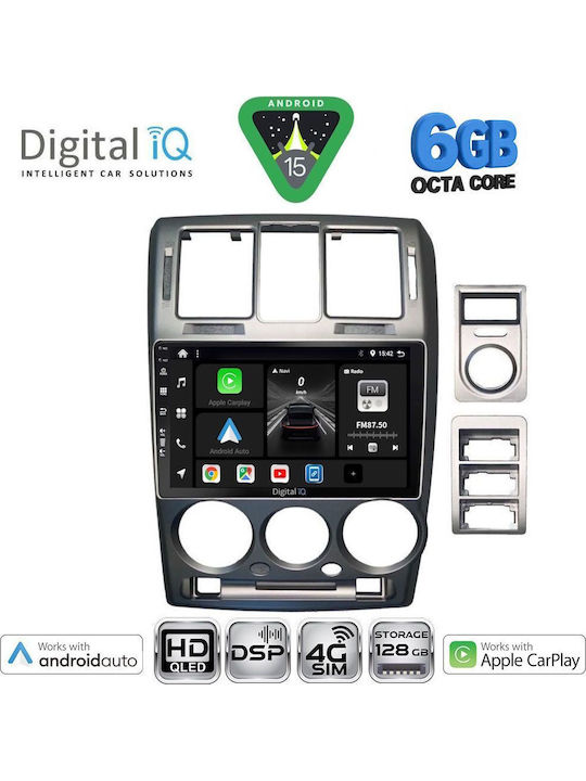 Digital IQ Car Audio System for Hyundai Getz 2002-2011 Bluetooth USB WiFi GPS Apple CarPlay Android Auto with 9" Touch Screen