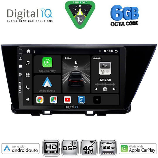 Digital IQ Ηχοσύστημα Αυτοκινήτου για Kia Niro 2017-2021 (Bluetooth/USB/WiFi/GPS/Apple-Carplay/Android-Auto) με Οθόνη Αφής 9"