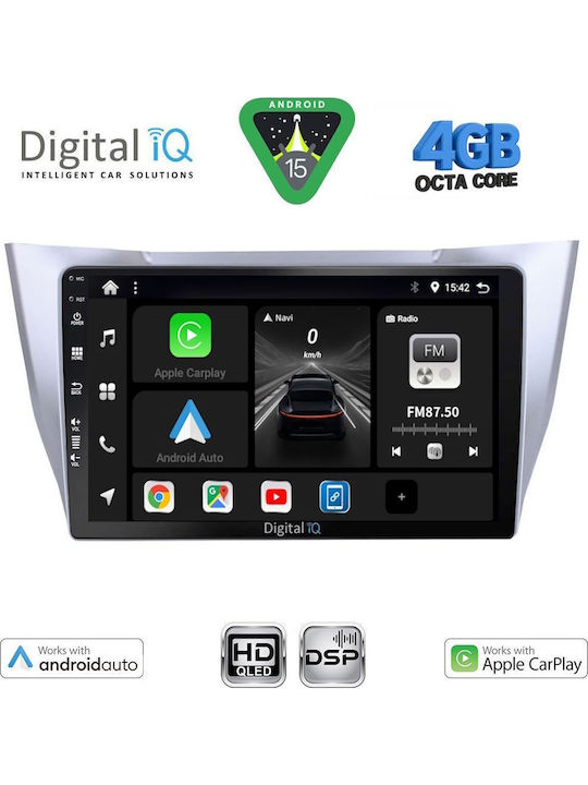 Digital IQ Car Audio System for Lexus RX300 2003-2008 Bluetooth USB WiFi GPS Apple CarPlay Android Auto with 10" Touch Screen