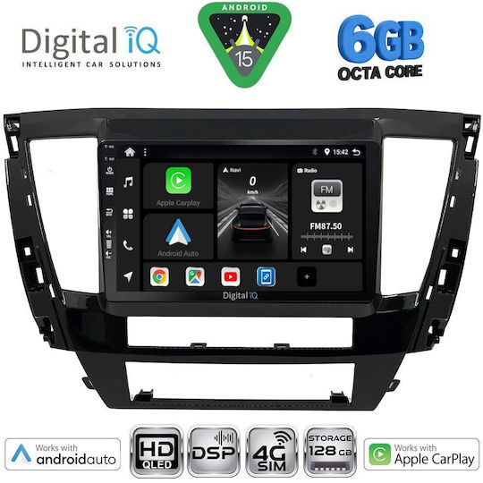 Digital IQ Auto-Audiosystem für Mitsubishi Pajero 2013 mit Touchscreen 9 Zoll