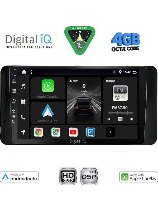 Digital IQ Car Audio System for Toyota Land Cruiser Bluetooth USB WiFi GPS Apple CarPlay Android Auto with 10" Touch Screen