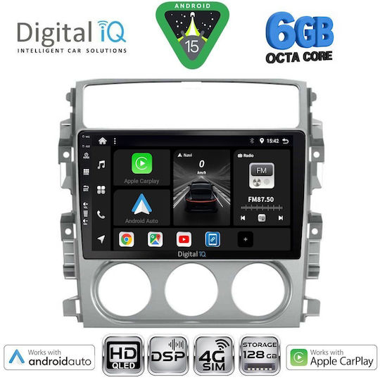Digital IQ Car Audio System for Suzuki Liana 2001-2007 Bluetooth USB WiFi GPS Apple CarPlay Android Auto with 9" Touch Screen