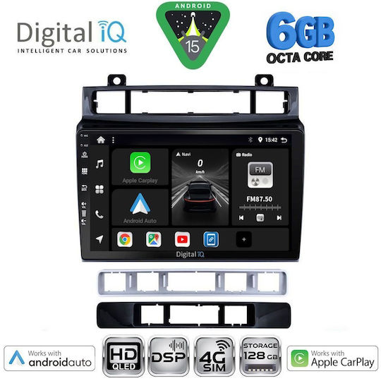 Digital IQ Ηχοσύστημα Αυτοκινήτου για Volkswagen Touareg 2011-2018 (Bluetooth/USB/WiFi/GPS/Apple-Carplay/Android-Auto) με Οθόνη Αφής 9"