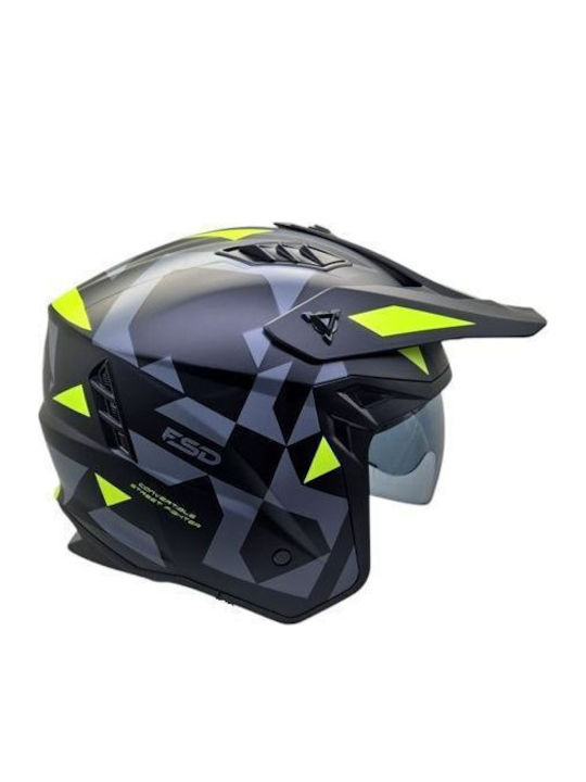 Faseed Χ1 Trail Black Matt / Grey / Yellow Κράν...