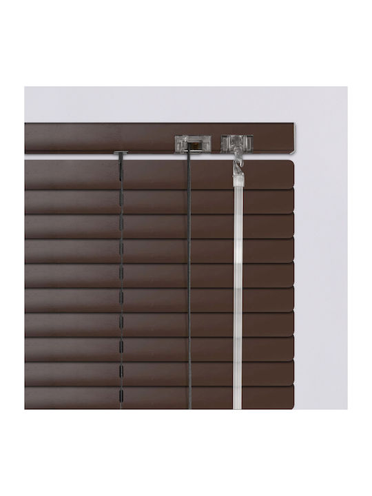 BetterHome 836017 Στόρι Σκίασης Αλουμινίου σε Καφέ Χρώμα Π80xΥ80εκ.
