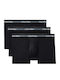 Herren Boxershorts Schwarz 3er Pack